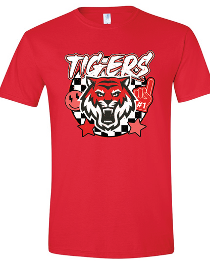 Tigers Checkered Tee