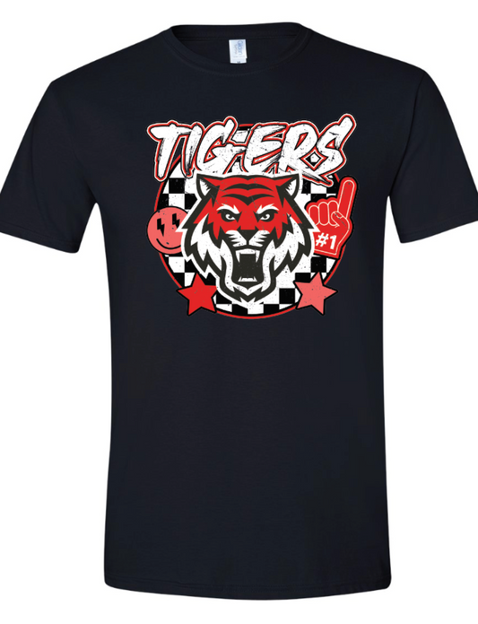 Tigers Checkered Tee