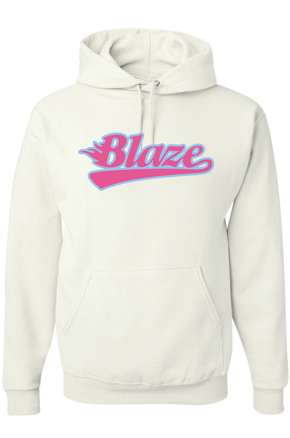 Blaze Softball Jerzees Nublend Hooded Sweatshirt
