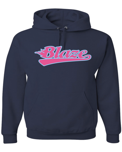 Blaze Softball Jerzees Nublend Hooded Sweatshirt