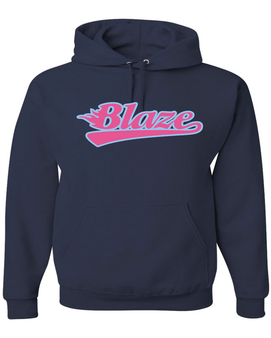 Blaze Softball Jerzees Nublend Hooded Sweatshirt