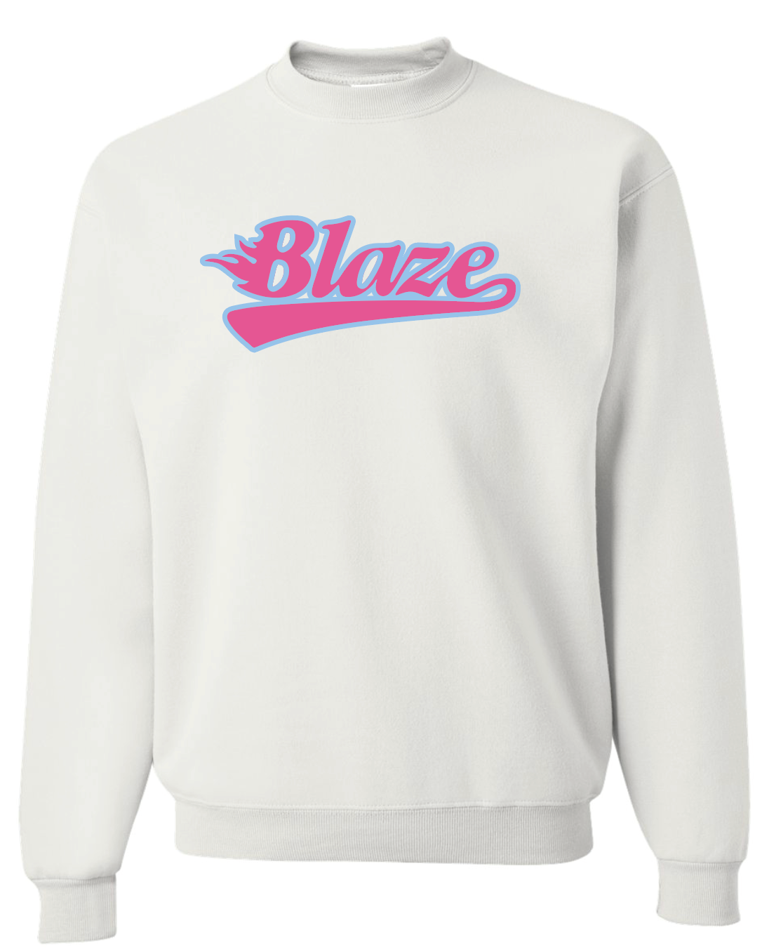Blaze Softball Jerzees Nublend Crew Sweatshirt