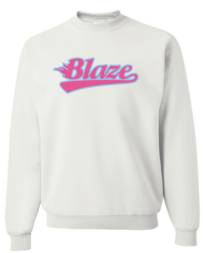 Blaze Softball Jerzees Nublend Crew Sweatshirt