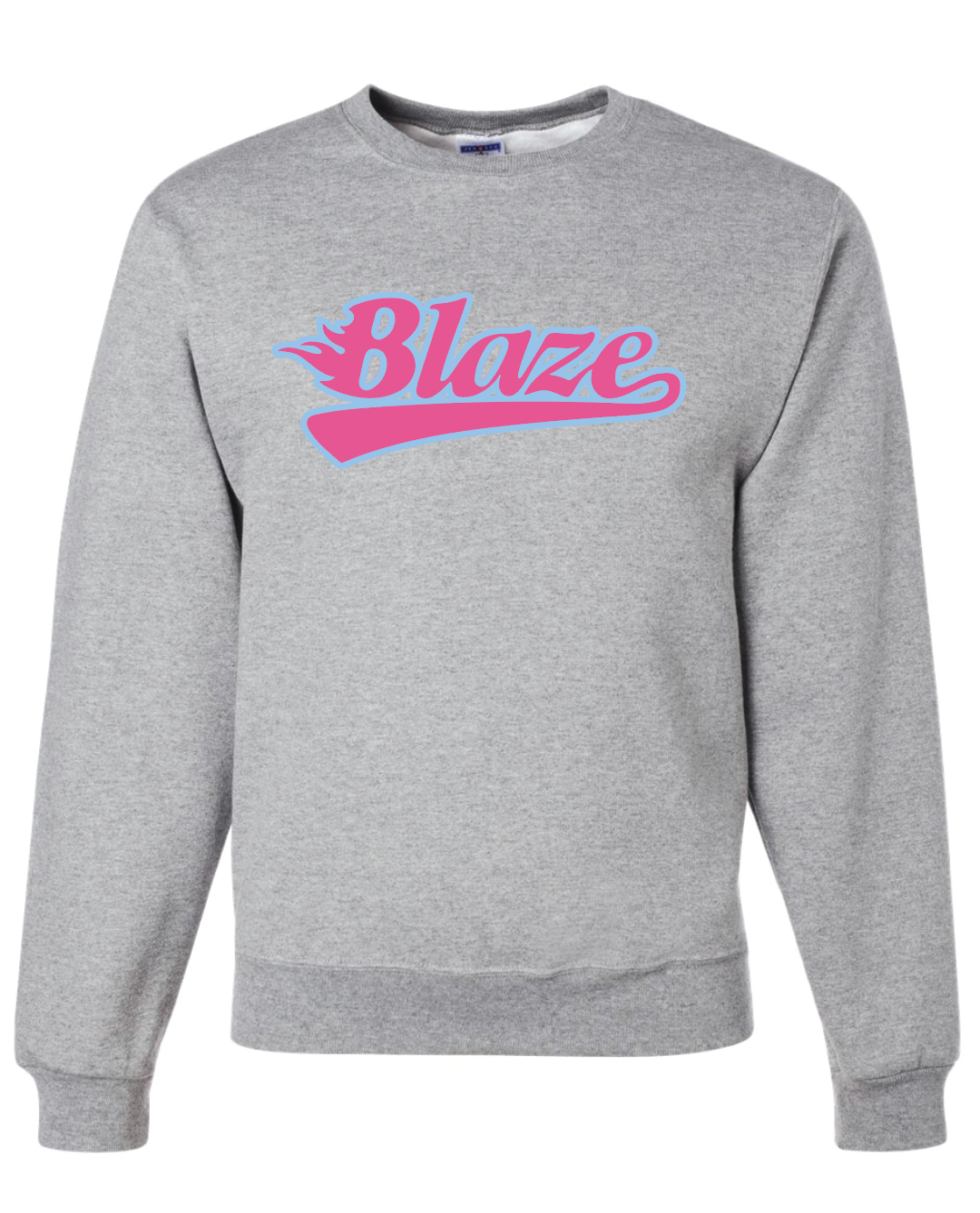 Blaze Softball Jerzees Nublend Crew Sweatshirt