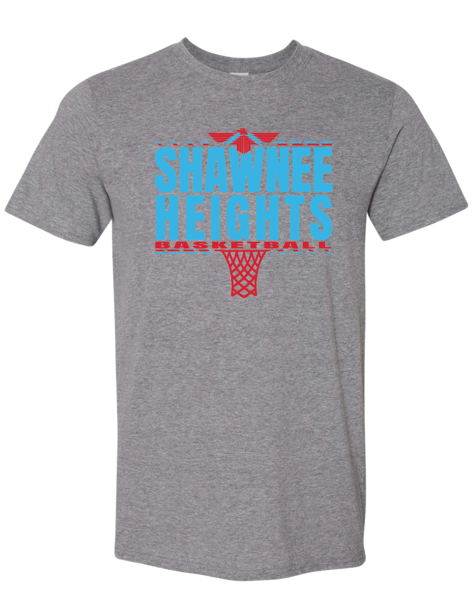 Shawnee Heights Basketball Gildan Softstyle T-Shirt