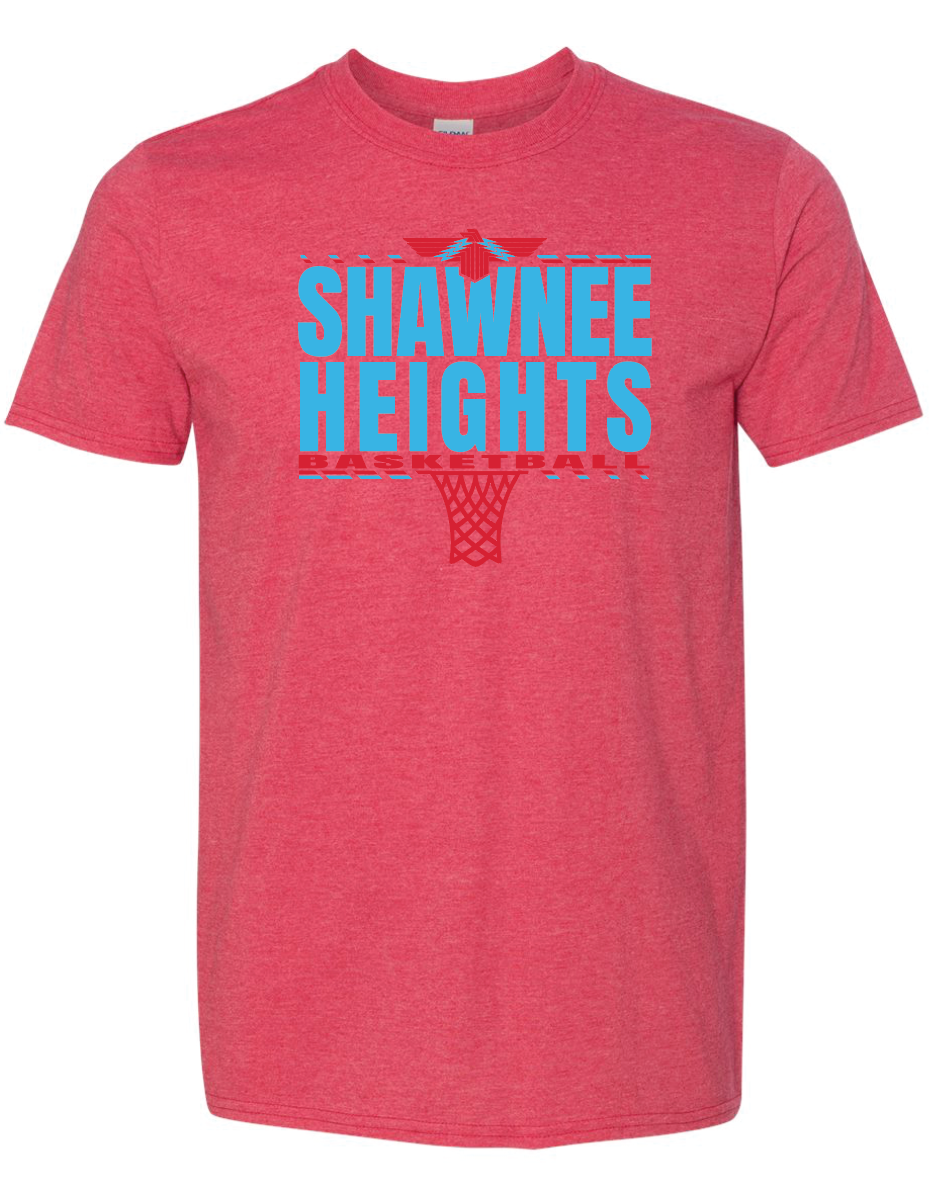 Shawnee Heights Basketball Gildan Softstyle T-Shirt