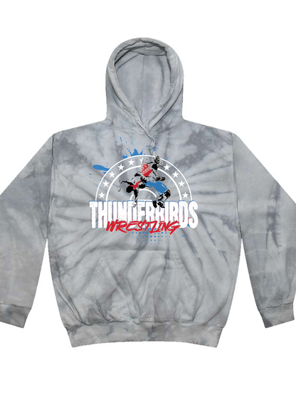 Tbird Wrestling Club Tie Dye Hoodie