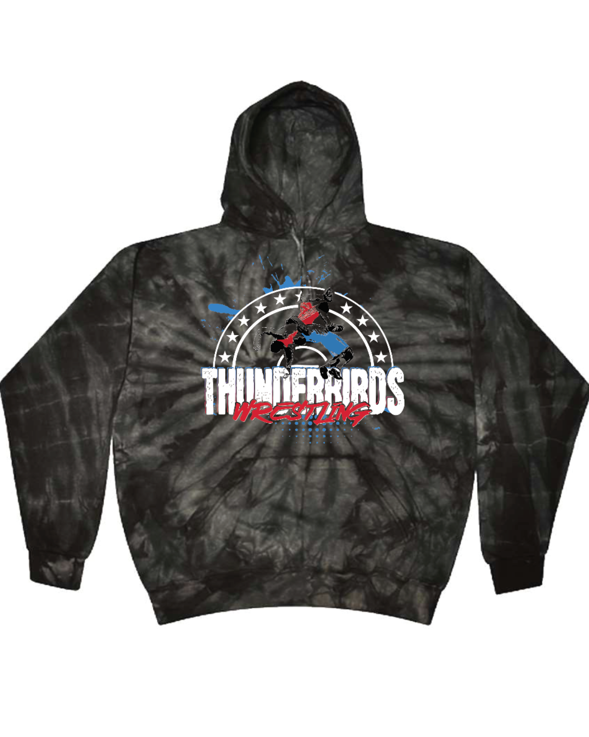 Tbird Wrestling Club Tie Dye Hoodie