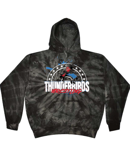 Tbird Wrestling Club Tie Dye Hoodie