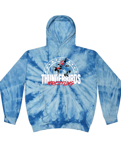 Tbird Wrestling Club Tie Dye Hoodie