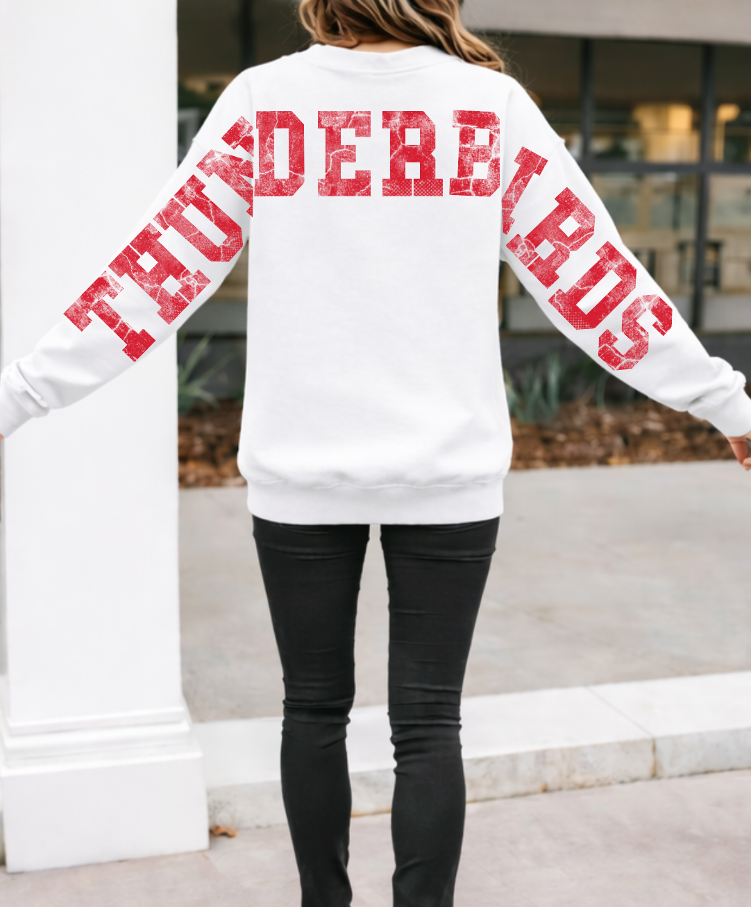 Vintage Thunderbirds with Large Varsity Back Letters