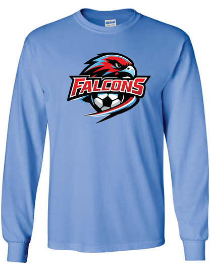 Falcons Soccer Gildan Ultra Cotton® Long Sleeve T-Shirt