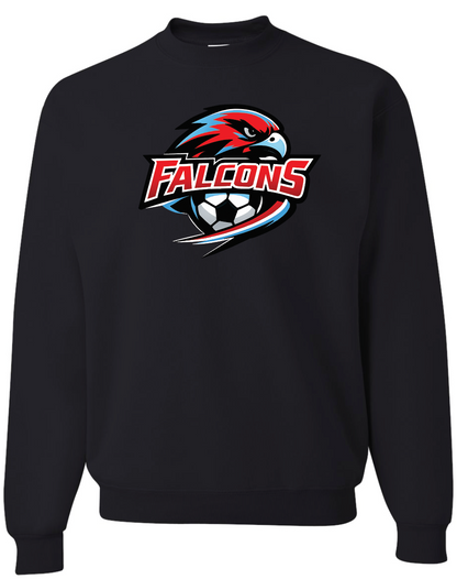 Falcons Soccer Jerzees Nublend Crew Sweatshirt