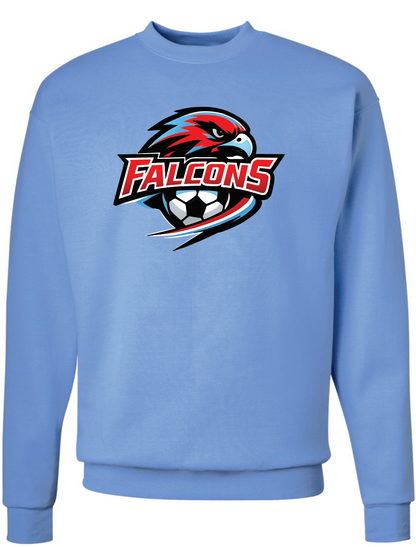 Falcons Soccer Jerzees Nublend Crew Sweatshirt