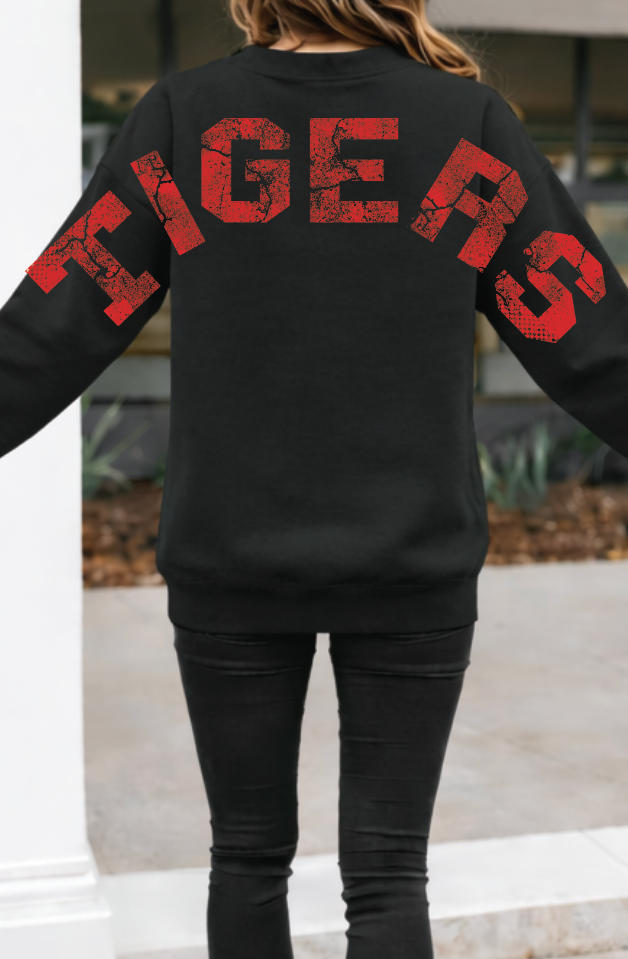 Vintage Tigers with Large Varsity Back Letters