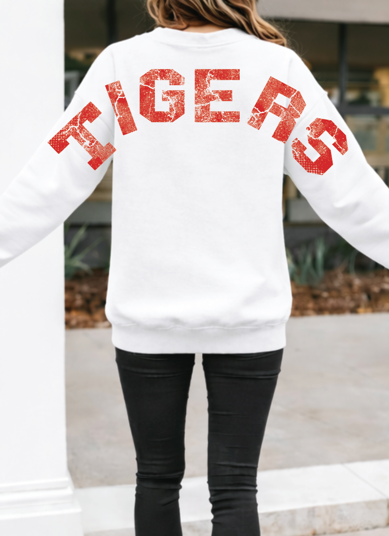Vintage Tigers with Large Varsity Back Letters