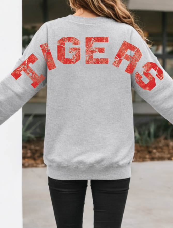 Vintage Tigers with Large Varsity Back Letters