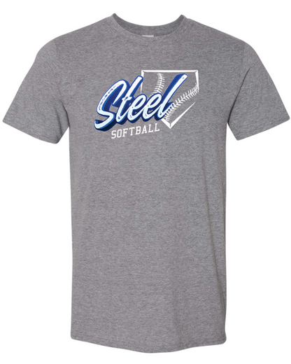 Steel Softball Gildan Softstyle T-Shirt