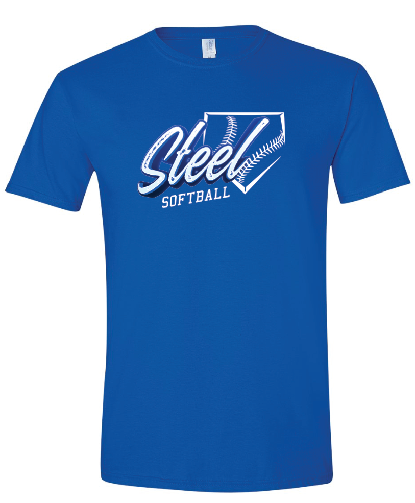 Steel Softball Gildan Softstyle T-Shirt