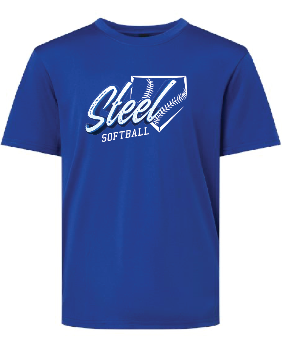 Steel Softball Performance T-shirt