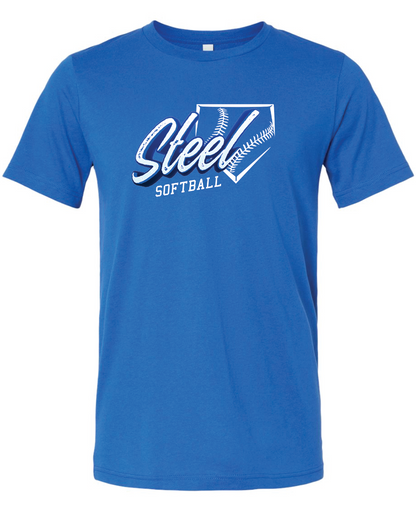 Steel Softball Bella Canvas Jersey Tee