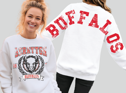 Vintage Buffalos with Large Varsity Back Letters
