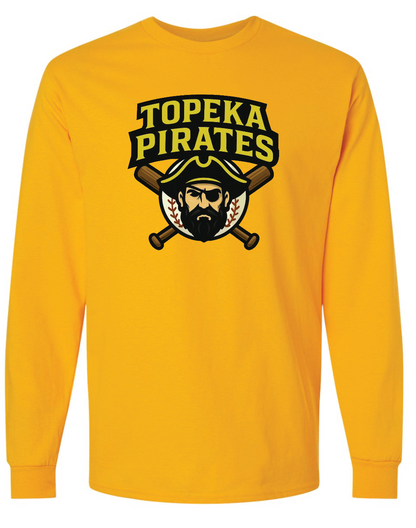 Topeka Pirates Gildan Ultra Cotton Long Sleeve T-Shirt