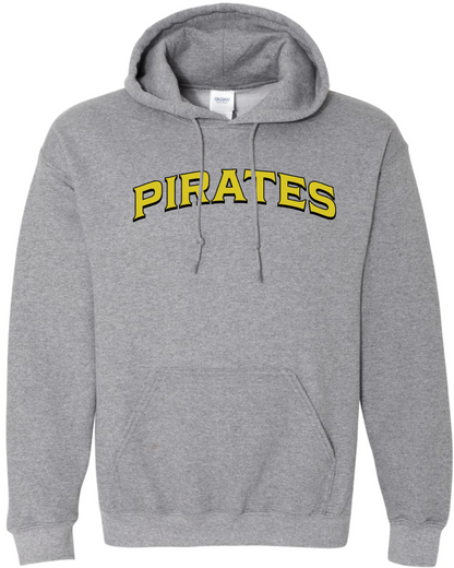 Pirates Baseball Gildan Hooded Sweatshirt