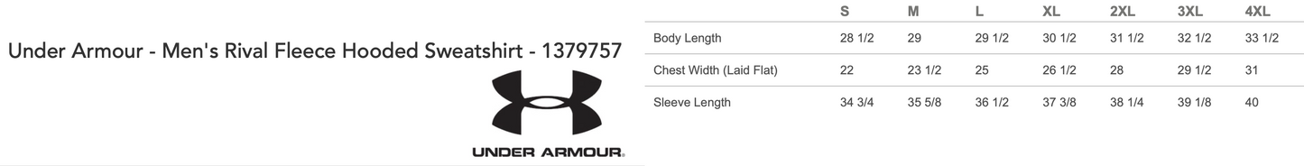 Shawnee Height Track & Field Under Armour Men's Rival Fleece Hooded Sweatshirt