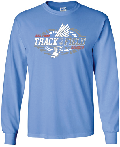 Shawnee Heights Track & Field Gildan Ultra Cotton Long Sleeve T-Shirt