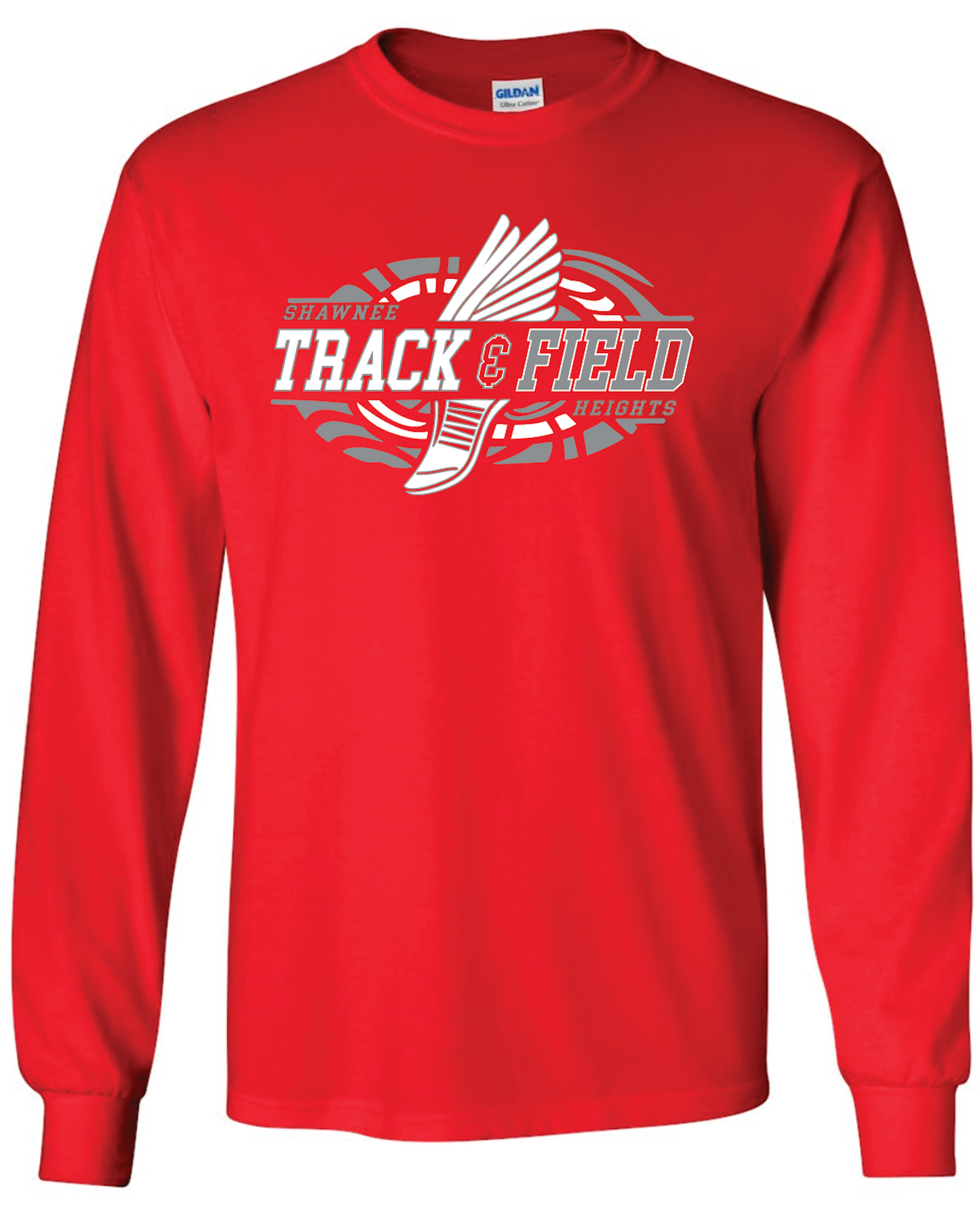 Shawnee Heights Track & Field Gildan Ultra Cotton Long Sleeve T-Shirt