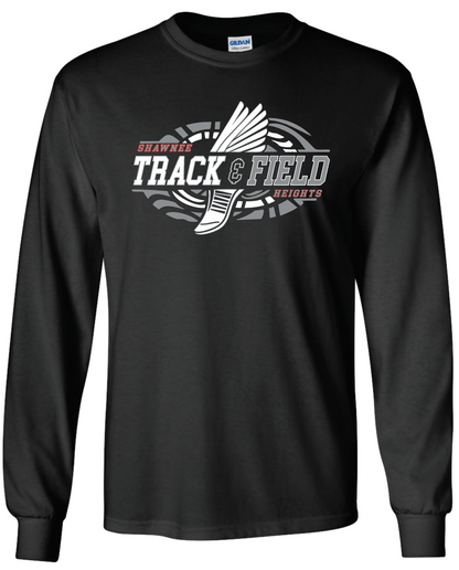 Shawnee Heights Track & Field Gildan Ultra Cotton Long Sleeve T-Shirt