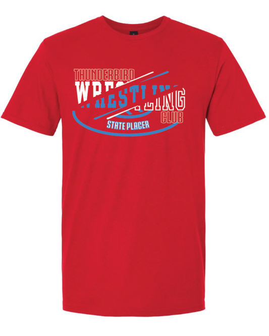 Thunderbird Wrestling Club State Placer T-Shirt