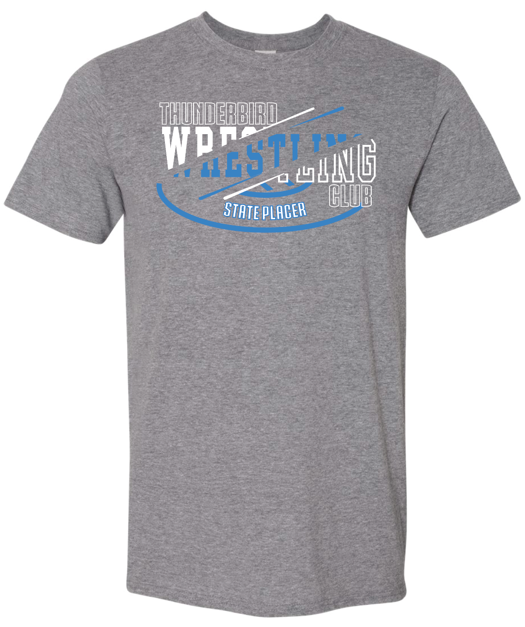 Thunderbird Wrestling Club State Placer T-Shirt