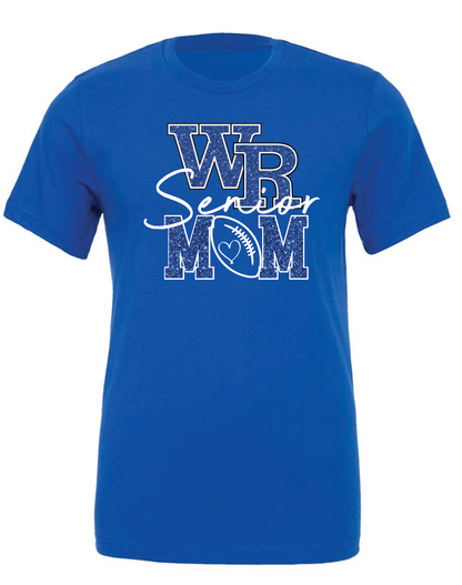 WR Senior Mom Bella Canvas Jersey Tee