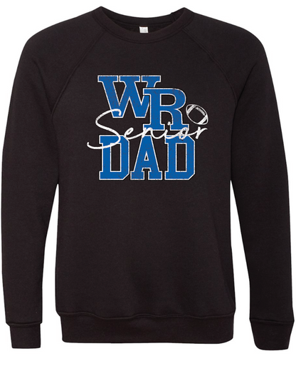 WR Senior Dad Bella Canvas Crewneck Sweatshirt