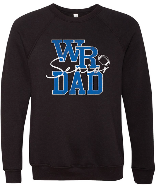 WR Senior Dad Bella Canvas Crewneck Sweatshirt