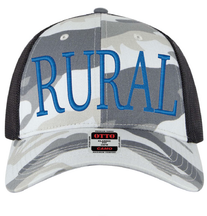 RURAL Blue Camo Cap