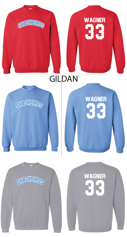 Shackbirds Crew Sweatshirts