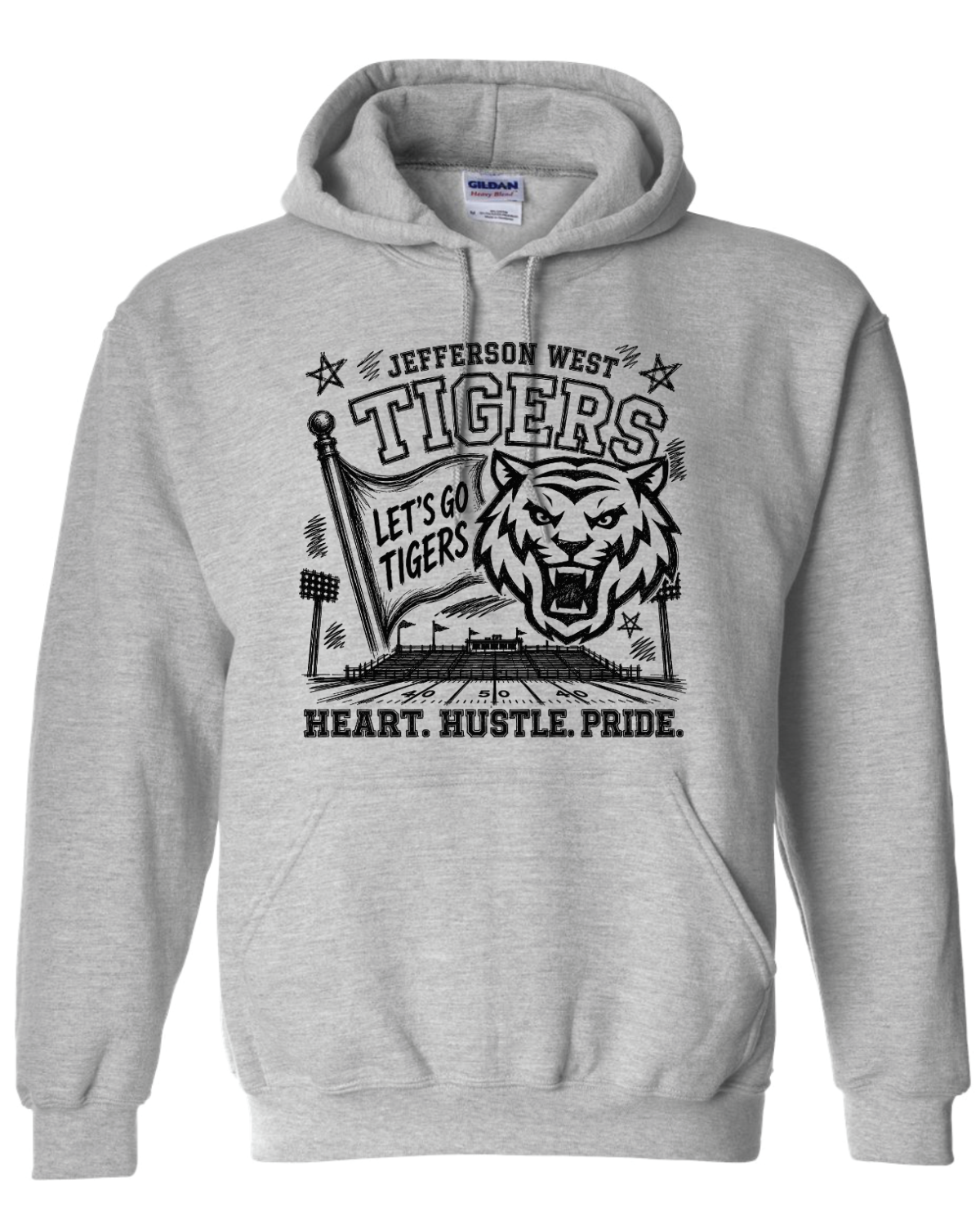 Heart. Hustle. Pride Hoodies