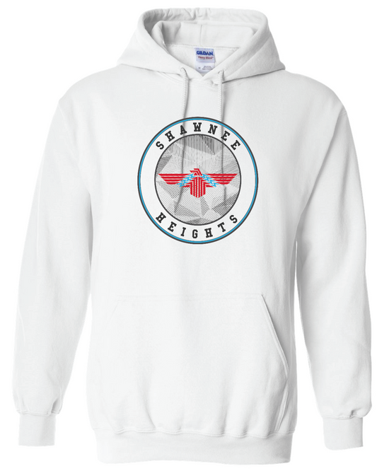 Round Shawnee Heights Hoodies