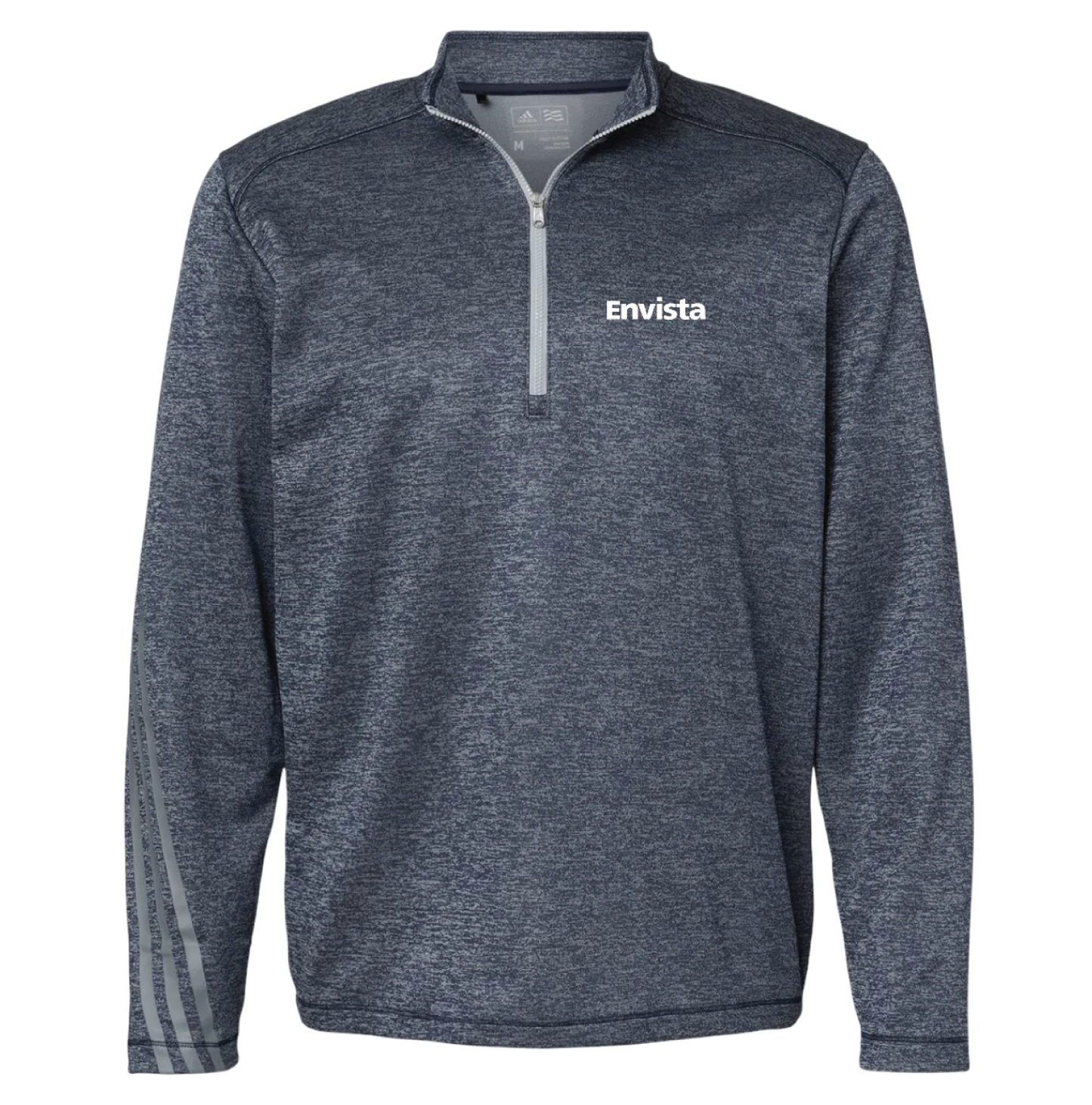 Envista Adidas Brushed Terry Heathered Quarter-Zip Pullover