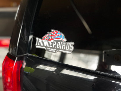 Young Thunderbird Car Decal