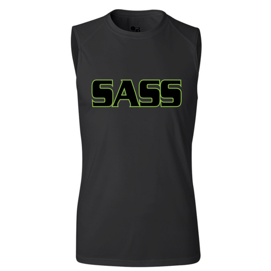 Sass Word Badger Sleeveless Drifit