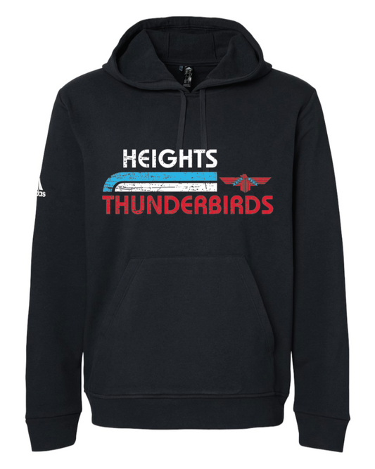 Retro Heights Adidas Fleece Hooded Sweatshirt
