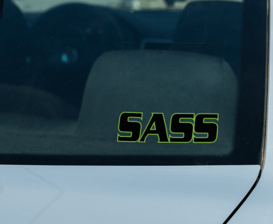 SASS Car Decal