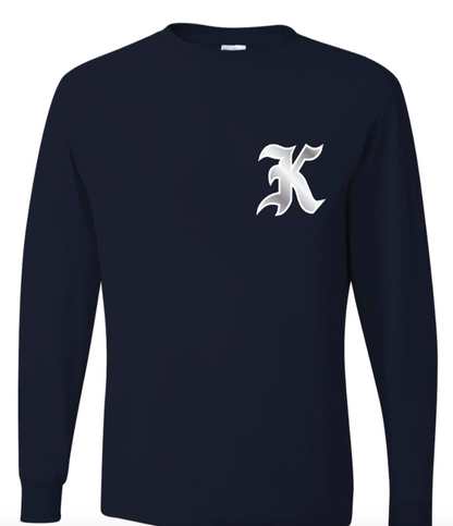 Youth Knights Jerzees Dry Power Long Sleeve T-shirt