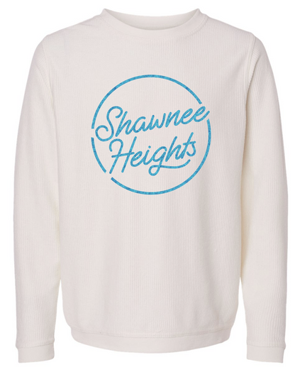 Shawnee Heights Comfy Cord Crew Sweatshirt