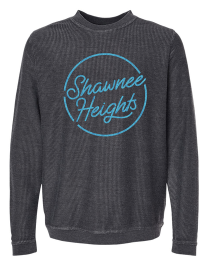 Shawnee Heights Comfy Cord Crew Sweatshirt