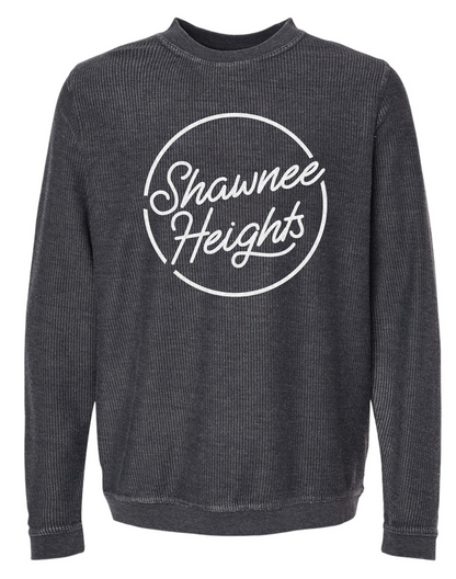 Shawnee Heights Comfy Cord Crew Sweatshirt